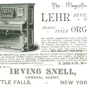 Lehr Seven-octave Piano-style Organs by Unknown, United States 