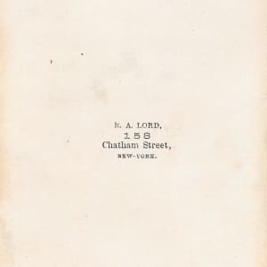 Carte de Visite by Ralph A. Lord 