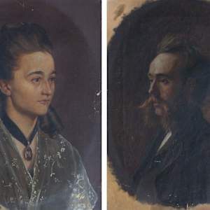 Pair of Portraits by Unknown, Denmark