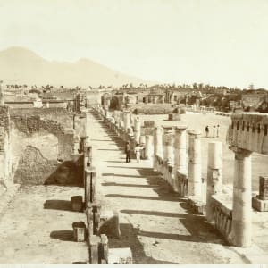 Foro Civile, Pompeii by Giorgio Sommer