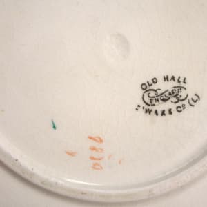 Plate by Old Hall Earthenware Co. Ltd. 