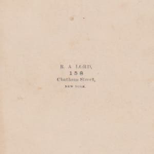Carte de Visite by Ralph A. Lord 