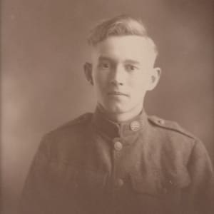 Portrait of an Unidentified Soldier by Liberty Studio