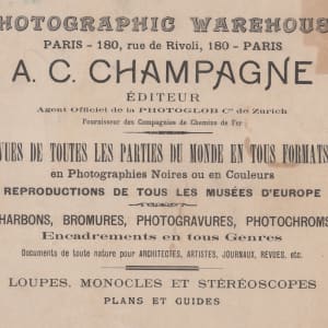Advertisement by A.C. Champagne