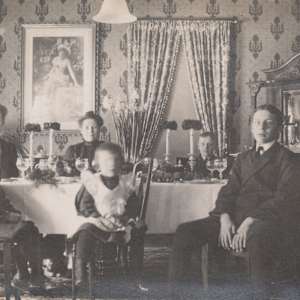 Dining Room, Before and After by Unknown, United States 