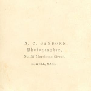 Carte de Visite by N.C. Sanborn 