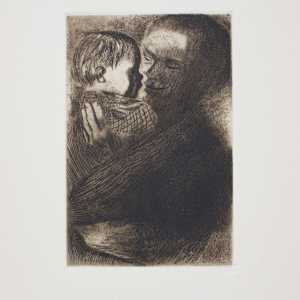 Mother with Child in Her Arms by Käthe Kollwitz