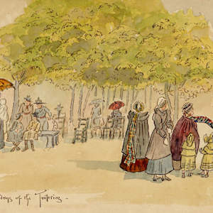 In the Gardens of the Tuileries by Whylock Pendavis