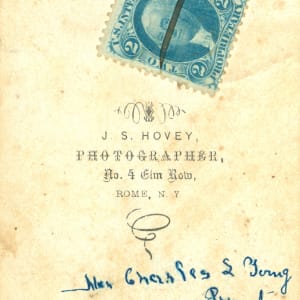 Carte de Visite by John S. Hovey 