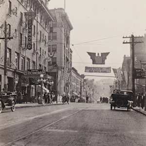 Photo Album by Grant Phillips  Image: World War I, Main Street, Little Falls