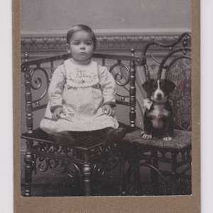 Child and Puppy by Karl Nelson