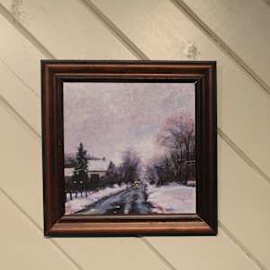 Winter Road at Dawn by Douglas H Caves Sr 