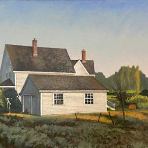 Afternoon Light on Three Structures by Douglas H Caves Sr