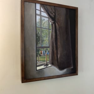 Candle in the Window by Douglas H Caves Sr  Image: An angle view