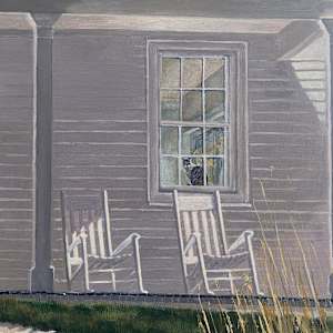 Cat In The Window by Douglas H Caves Sr