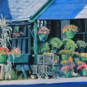 Study of Farmstand by Douglas H Caves Sr
