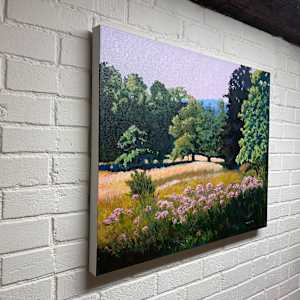 Dance of Pink in a Lush Summer Field Version 01 by Douglas H Caves Sr 