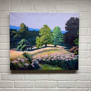 Dance of Pink in a Lush Summer Field, Version 2 by Douglas H Caves Sr 