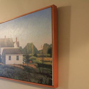 Afternoon Light on Three Structures by Douglas H Caves Sr 