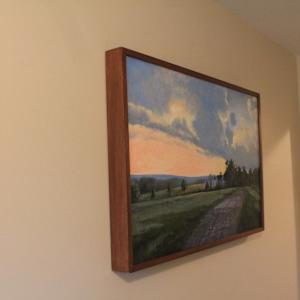 Afternoon Light on Three Structures by Douglas H Caves Sr 