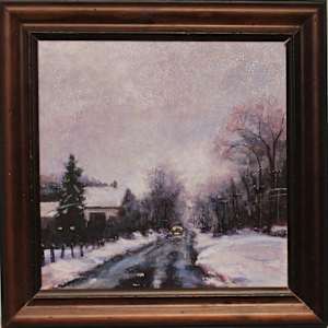 Winter Road at Dawn by Douglas H Caves Sr 