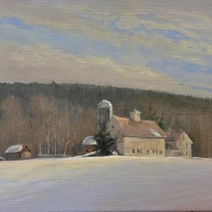 Study of a Barn in Winter by Douglas H Caves Sr