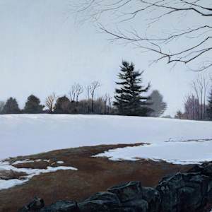 Winter Field by Douglas H Caves Sr 