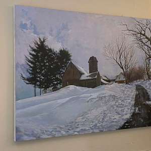 Afternoon in Winter on Jewel Hill by Douglas H Caves Sr 