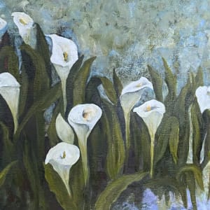 "Cannon Beach Calla Lilies" by Carol M Ross