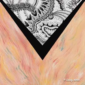 24022- V Peach 3 by Sandy Miller, Image 3.