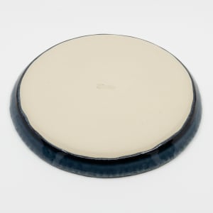 21131 - 8.5" Round Beveled Plate by Sandy Miller  Image: Bottom