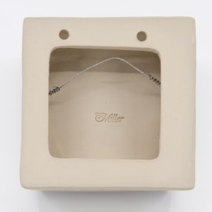 Square Wall Hanging - Toothy by Sandy Miller 