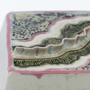 Square Wall Hanging - Ripple by Sandy Miller 