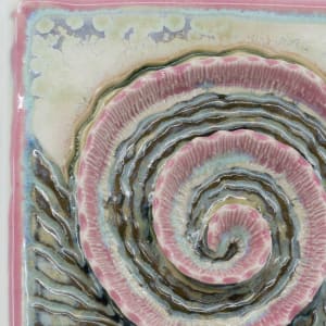 Square Wall Hanging - Swirling by Sandy Miller 