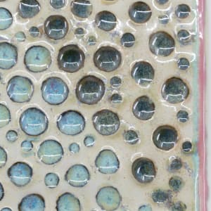 Square Wall Hanging - Aquatic Depressions by Sandy Miller 