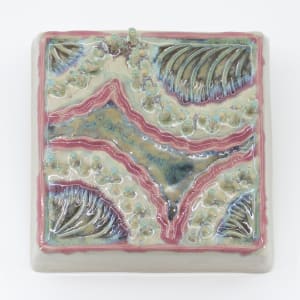 Square Wall Hanging - Spikes by Sandy Miller 