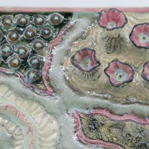 Square Wall Hanging - Across the Reef by Sandy Miller 