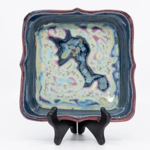 23122 - Square Plate by Sandy Miller 