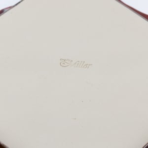 Square Plate (brown) by Sandy Miller 