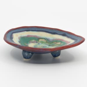 23130  - Small Pear-Shaped Dish by Sandy Miller 