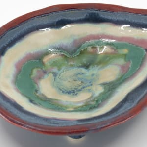 23130  - Small Pear-Shaped Dish by Sandy Miller 