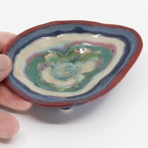 23130  - Small Pear-Shaped Dish by Sandy Miller 