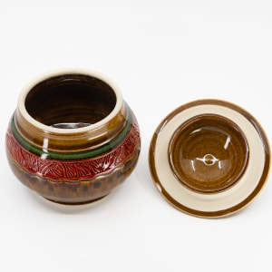 Lidded Container by Sandy Miller