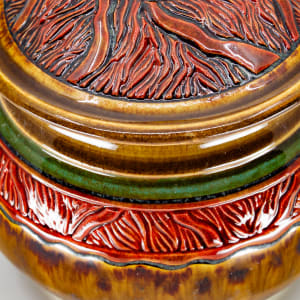 Lidded Container by Sandy Miller