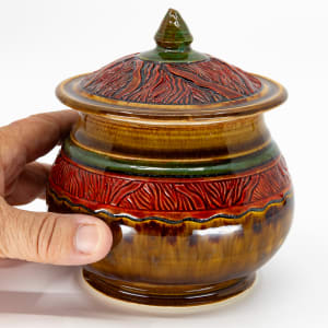 Lidded Container by Sandy Miller