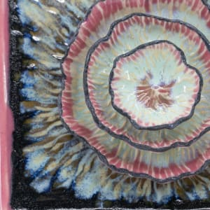 Square Wall Hanging - Lily Pads by Sandy Miller 