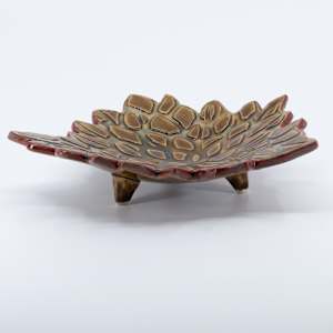 24080  Small Leaf Dish by Sandy Miller 