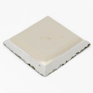 24082  4.5" Square Beveled Dish by Sandy Miller