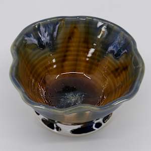 24093 Fluted Rim Bowl by Sandy Miller 