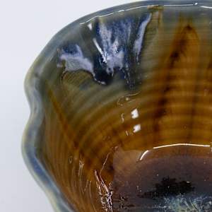 24093 Fluted Rim Bowl by Sandy Miller 